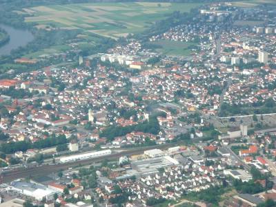 Luftbild von Straubing